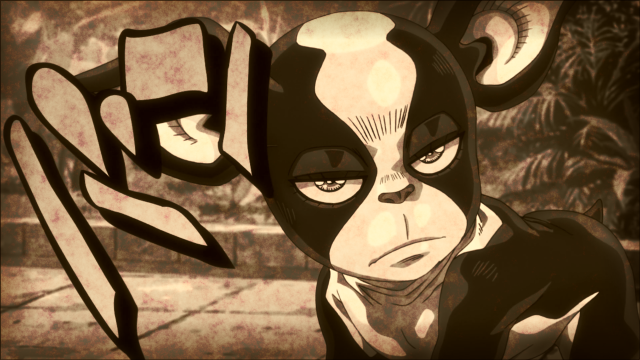 Cartoon character mask knife serious free wallpaper for desktop - medium preview image