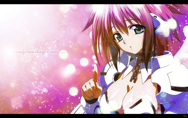 Aya goda pink hair purple free wallpaper for desktop - medium preview image