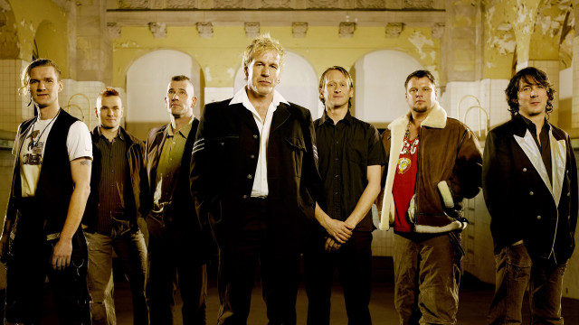 Bauhaus men yellow wall white free wallpaper for desktop - medium preview image