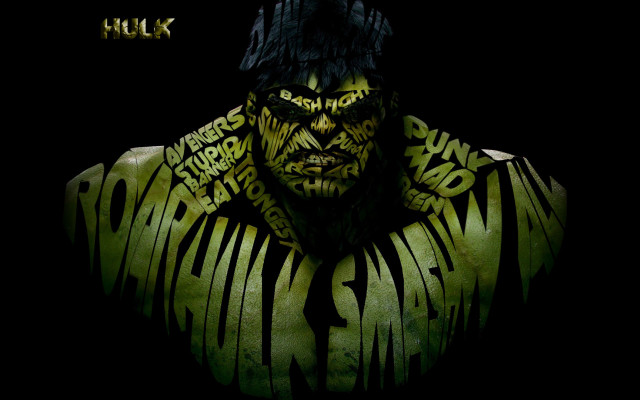Man green black face body #2 free wallpaper for desktop - medium preview image