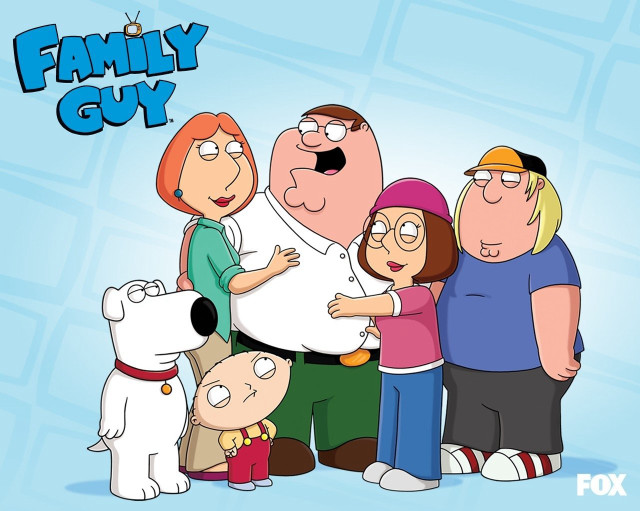 Family guy family dog blue free wallpaper for desktop - medium preview image