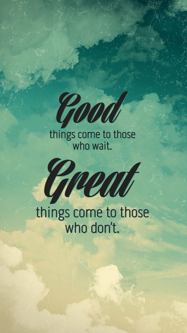 Quote blue sky clouds background #3 free wallpaper for mobile - medium preview image