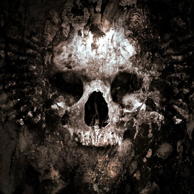 Skull cave light mouth hole free wallpaper for tablet - medium preview image