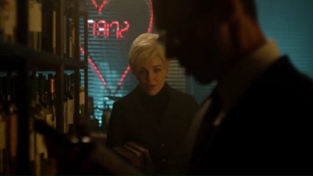 Woman library man suit heart free wallpaper for desktop - medium preview image