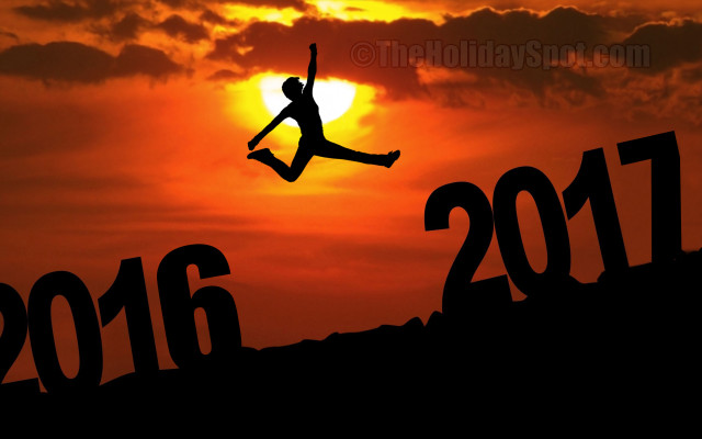 Person jumping kite sunset #2016 free wallpaper for desktop - medium preview image