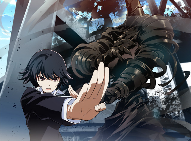 Man suit hand out giant free wallpaper for desktop - medium preview image