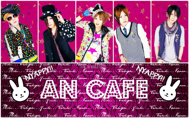 Group people cafe sign standing free wallpaper for desktop - medium preview image
