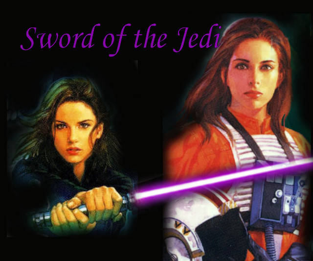 Woman sword star wars energy free wallpaper for desktop - medium preview image