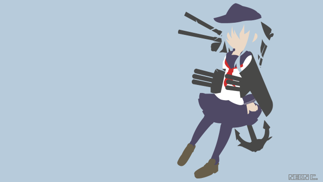 Person hat backpack blue background free wallpaper for desktop - medium preview image