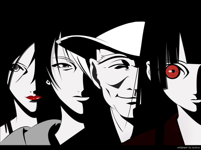 Red eyes hats group people free wallpaper for desktop - medium preview image