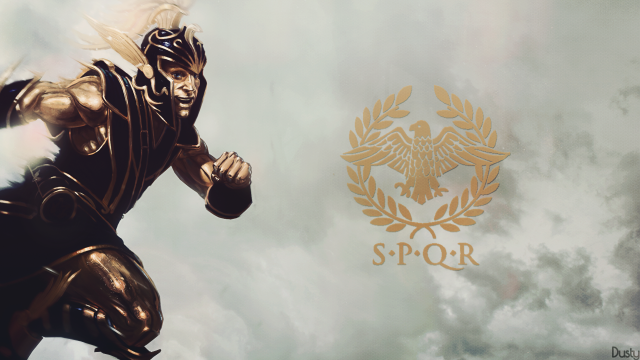 Roman soldier golden eagle spqr free wallpaper for desktop - medium preview image