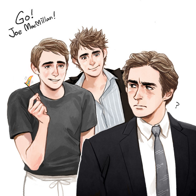 Three men suits ties drawing free wallpaper for tablet - medium preview image