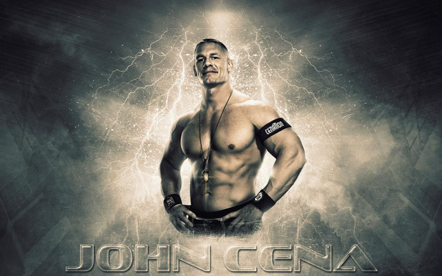 Man wrestling belt John Cena free wallpaper for desktop - medium preview image
