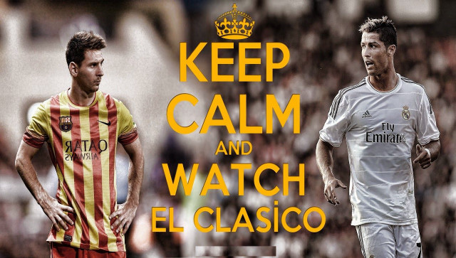 Keep calm and watch elclasico free wallpaper for desktop - medium preview image