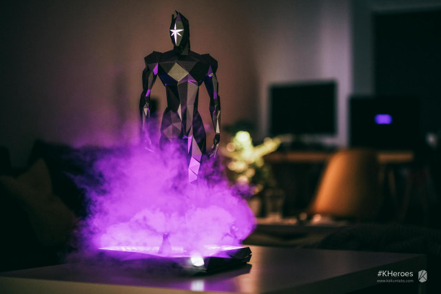 Purple smoke bomb table computer free wallpaper for desktop - medium preview image