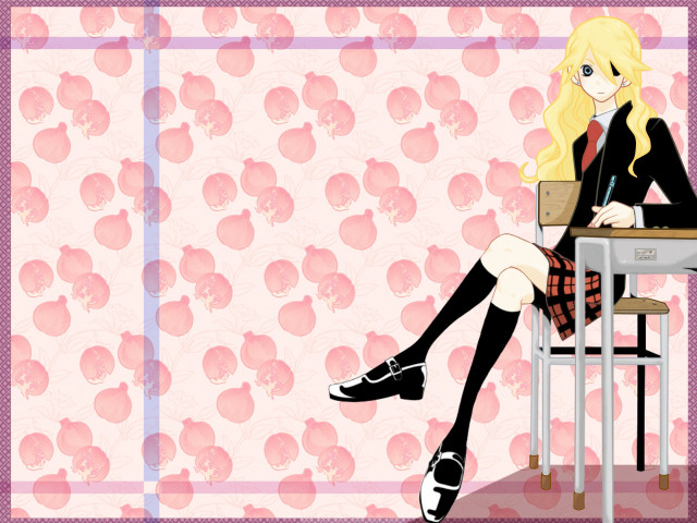 Girl desk laptop skulls wallpaper free wallpaper for desktop - medium preview image