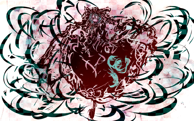 Woman heart flower drawing artwork free wallpaper for desktop - medium preview image