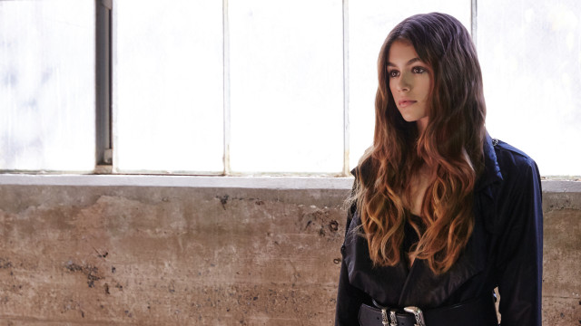 Woman window black shirt belt free wallpaper for desktop - medium preview image