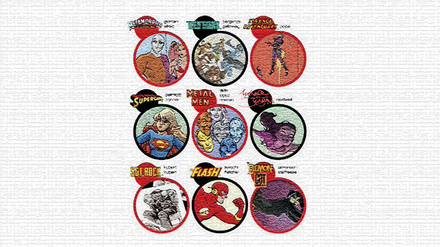 Cartoon characters white background fun free wallpaper for desktop - medium preview image