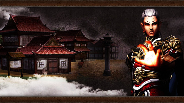 Man costume house smokestack red free wallpaper for desktop - medium preview image