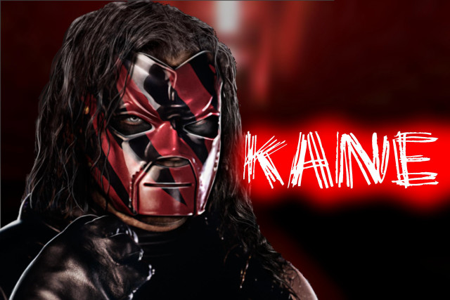 Kanee red mask red background free wallpaper for desktop - medium preview image