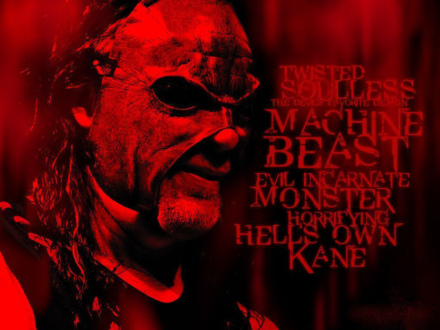 Creepy man face red black free wallpaper for desktop - medium preview image