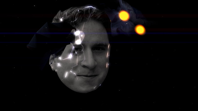 Man face mask dark light free wallpaper for desktop - medium preview image