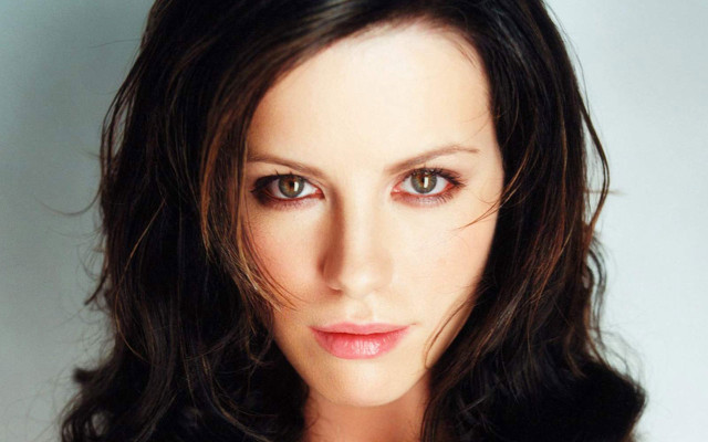 Woman black shirt long hair free wallpaper for desktop - medium preview image