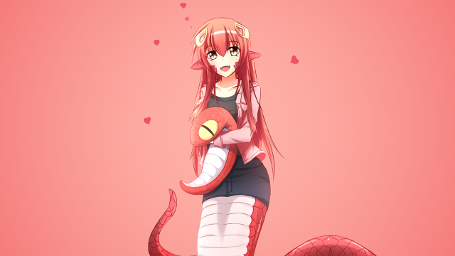 Woman snake tail heart object free wallpaper for desktop - medium preview image