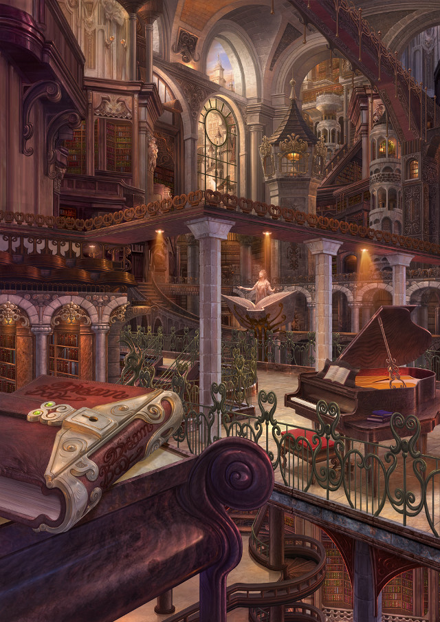 Large room piano case center free wallpaper for mobile - medium preview image