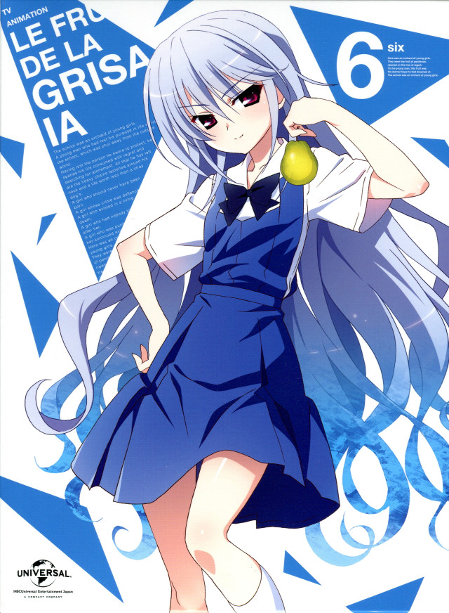 Girl apple poster silver hair free wallpaper for mobile - medium preview image