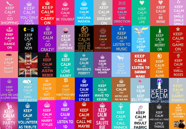Keep calm collage net art free wallpaper for desktop - medium preview image
