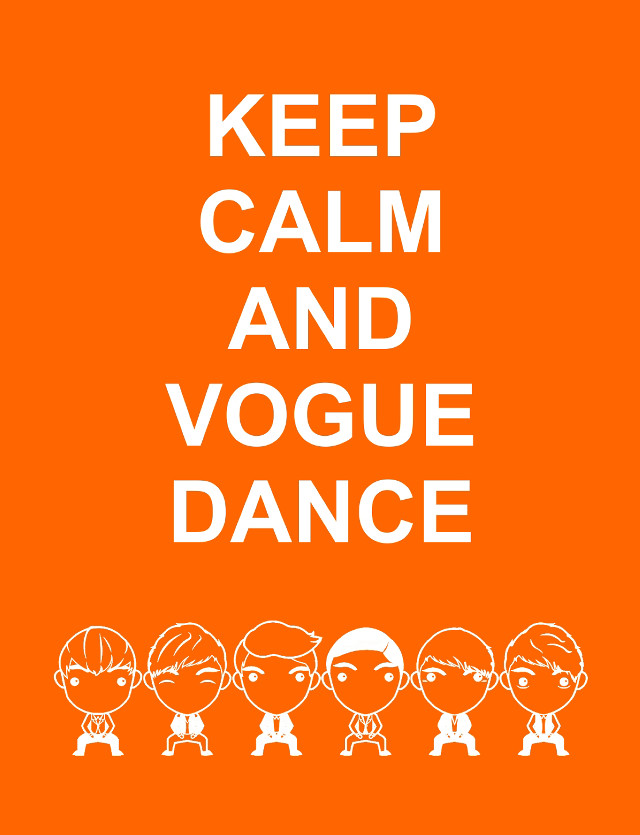 Keep calm vogue dance halloween free wallpaper for mobile - medium preview image