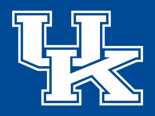 Blue white kentucky logo letter free wallpaper for desktop - medium preview image