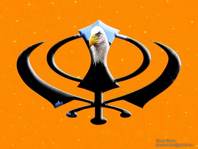 Eagle umbrella crescent star image free wallpaper for desktop - medium preview image