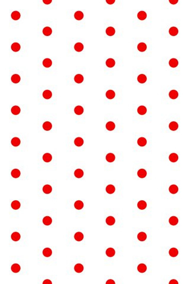 Red dot pattern pointillism paper free wallpaper for mobile - medium preview image