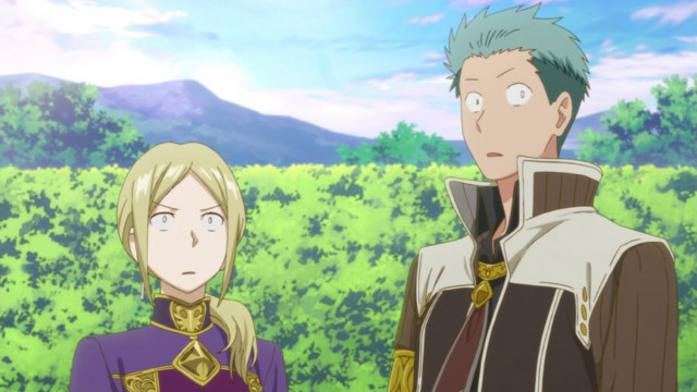 Man woman field grass trees free wallpaper for desktop - medium preview image