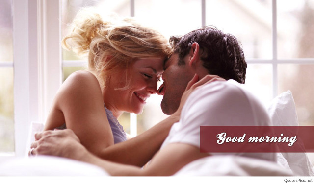 Man woman kissing bed good free wallpaper for desktop - medium preview image