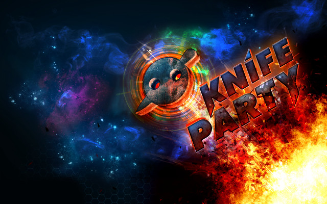 Colorful party poster bear fireball free wallpaper for desktop - medium preview image