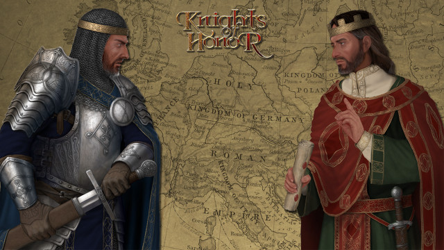 Medieval men swords painting artwork free wallpaper for desktop - medium preview image