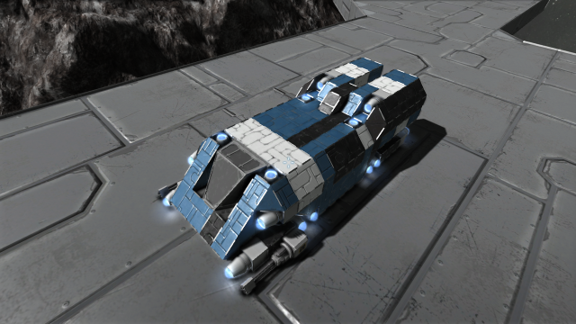 Futuristic vehicle mountains road sky free wallpaper for desktop - medium preview image