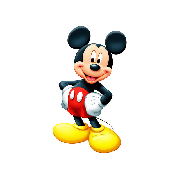 Mickey mouse red heart yellow free wallpaper for tablet - medium preview image