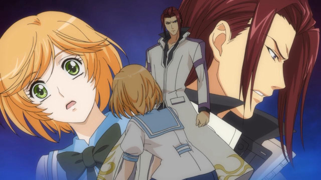 Anime characters group room blue free wallpaper for desktop - medium preview image