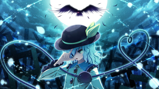 Girl hat bird shoulder bird free wallpaper for desktop - medium preview image