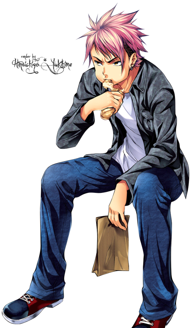 Pink hair man chair bag free wallpaper for mobile - medium preview image