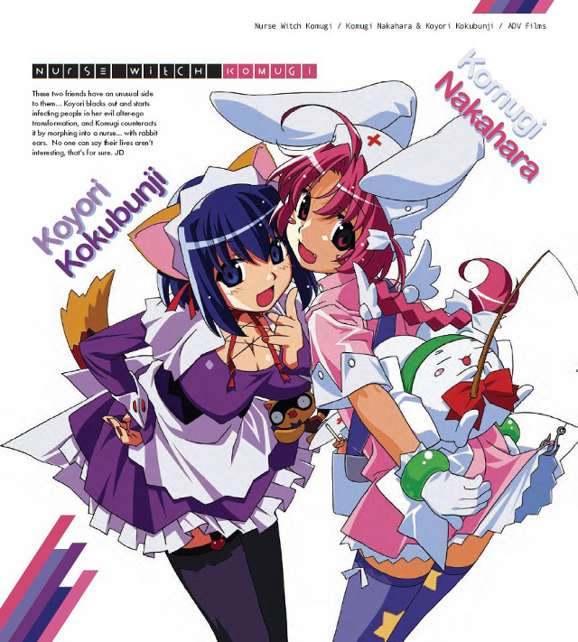 Anime girls standing white pink free wallpaper for tablet - medium preview image