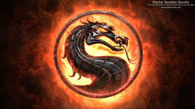 Dragon circle fire black background free wallpaper for desktop - medium preview image