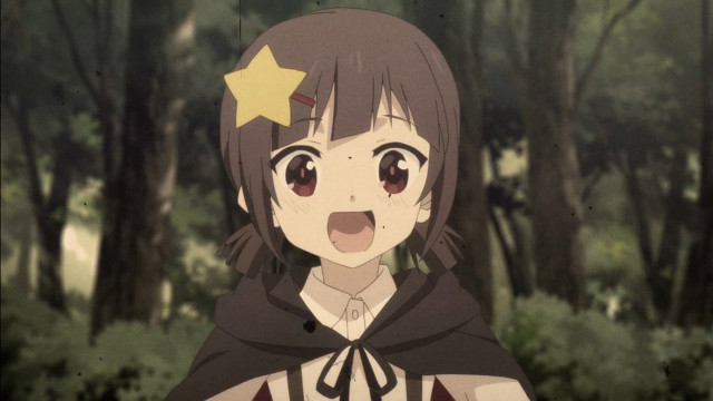 Girl star forest trees grass free wallpaper for desktop - medium preview image