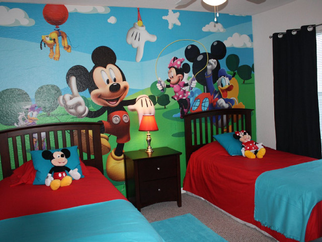 Mickey mouse bedroom wallpaper bedding free wallpaper for desktop - medium preview image