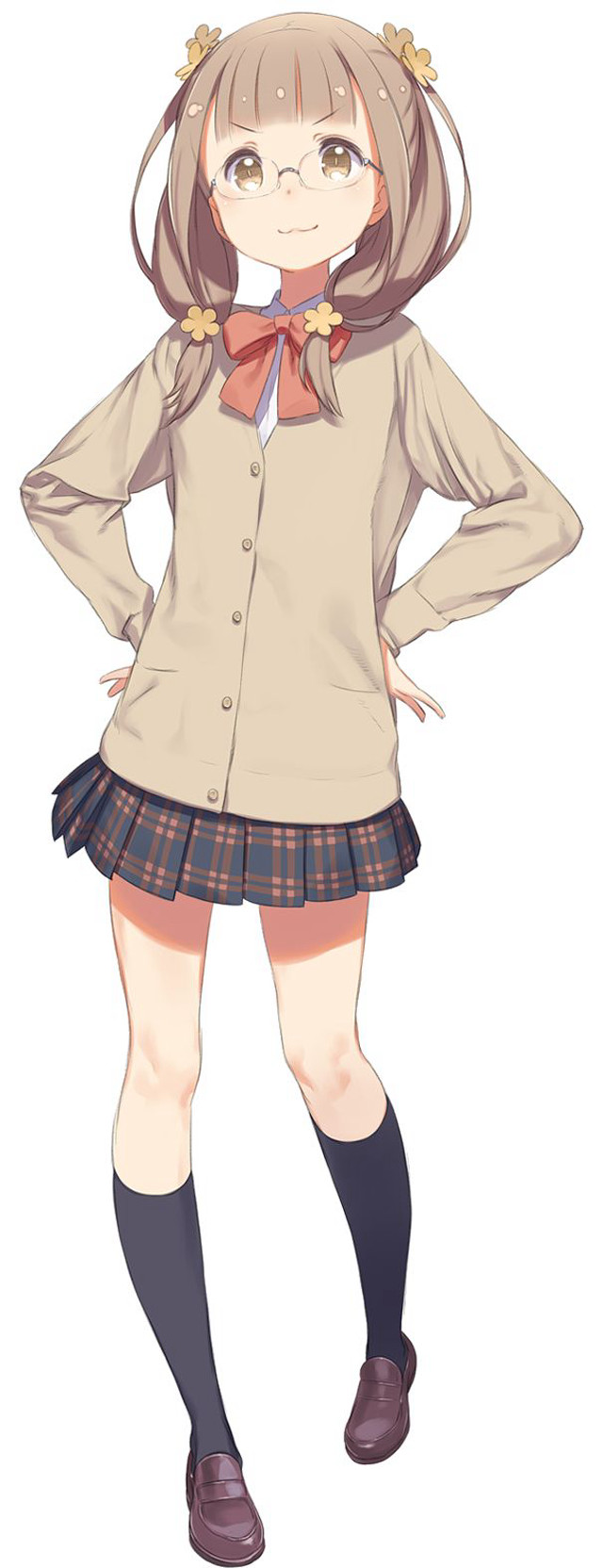 Girl school uniform hands on free wallpaper for mobile - medium preview image